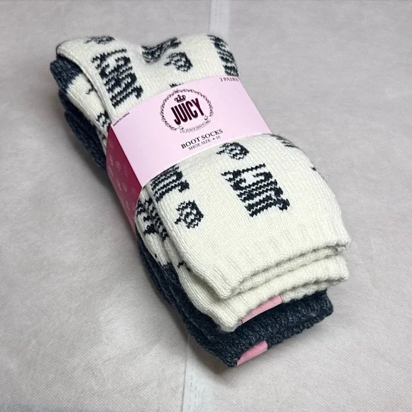 NWT (2 Pack) Women’s Juicy Couture Socks