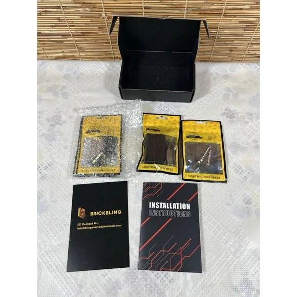 BrickBling Light Kit Compatible with Lego Triwizard box & instructions 76440