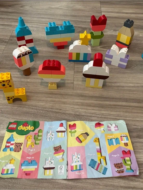 LEGO DUPLO Creative Building Lot Unicorn Bear Rocket Ice Cream Animal