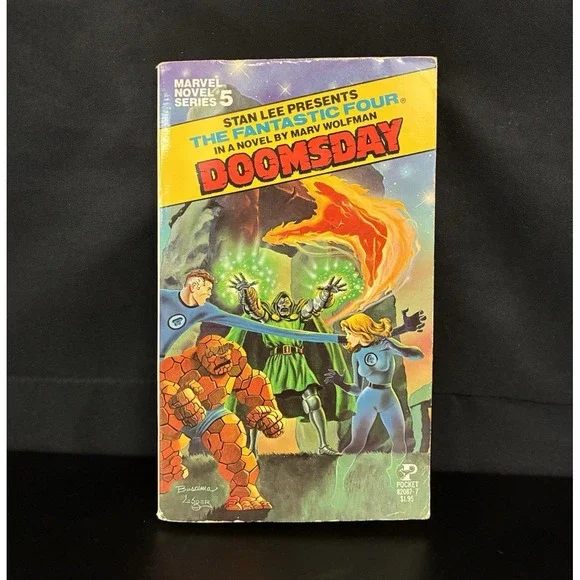 Marvel Novel Series Fantastic Four Doomsday Marv Wolfman Paperback English