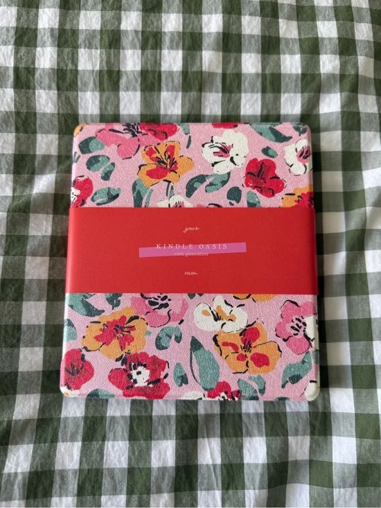 Floral Kindle Oasis Case - Pink Multi
