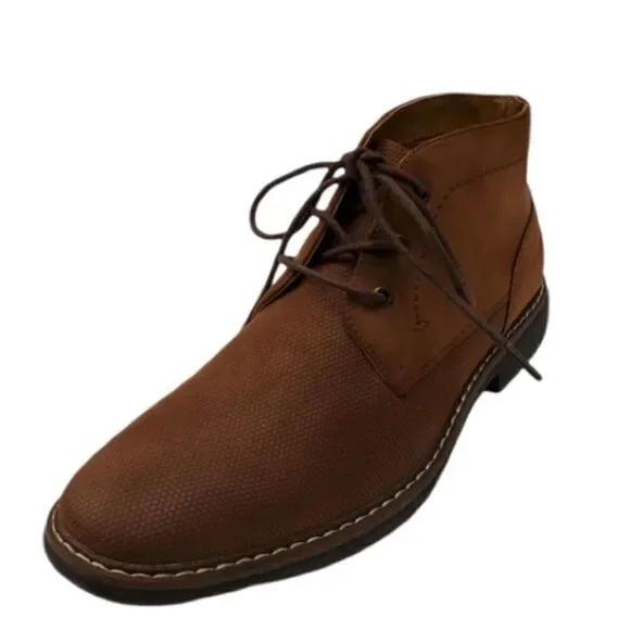 Kenneth Cole Men's Passage Cognac Chukka Boots Size 10.5.‎  B81