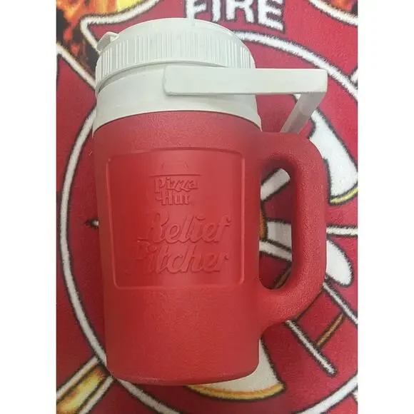 Vintage Pizza Hut Pepsi Logo 1/2 Gallon‎ Thermos Water Cooler Jug by Igloo