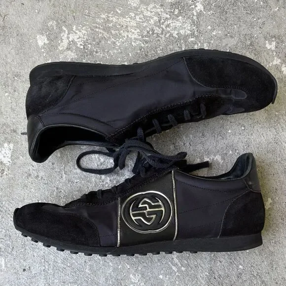 Gucci, nylon and suede men’s sneakers