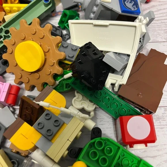 Mixed Building Block Lot LEGO Jurassic World Super Mario Playmobil Pieces‎
