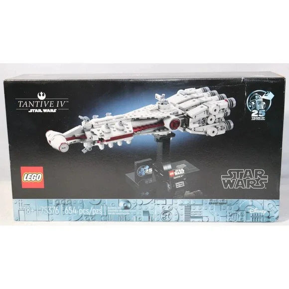 LEGO Star Wars 75376 Tantive IV Display Model Ship 654 Pieces – New Sealed Box