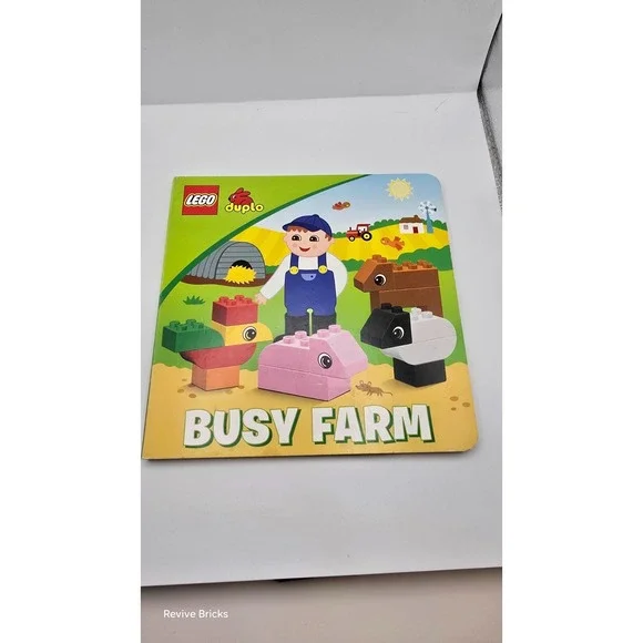 Lego Duplo 6759 Busy Farm‎ Animals Building Bricks Set Verified Book Only Great