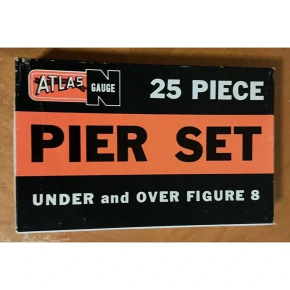 ATLAS  25 Pc Pier‎ Set, Under And Over Figure 8 Layout #2541