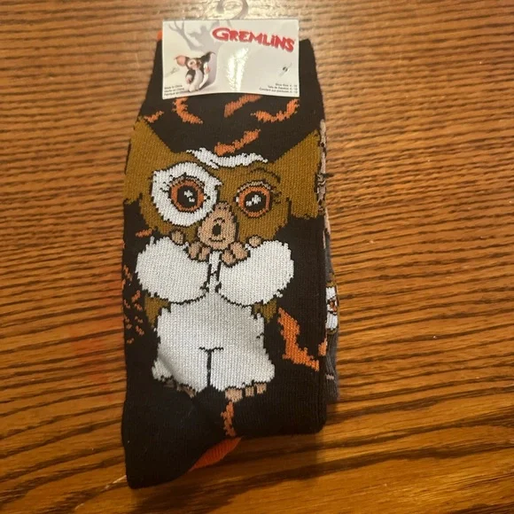 two pack of gremlins crew socks