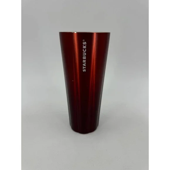 Starbucks‎ Christmas Holiday 24 oz Tumbler 2020 Stainless Steel Red (NO LID)