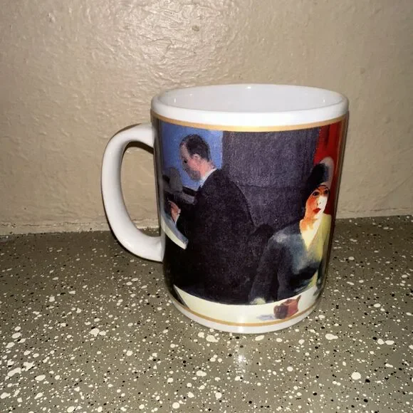 Edward Hopper Cafe‎ Arts Chop Suey Mug Vintage 12 Oz Rare