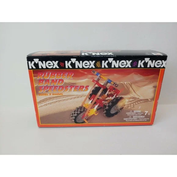 1996 Knex Rubber Band Speedsters kit 11009 unopened‎