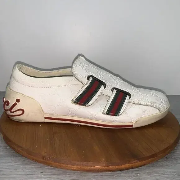 VINTAGE Gucci Boulevard Men's Sneaker Shoes with Straps Size 47 Made in Italy