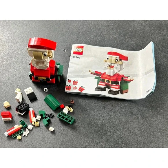 LEGO Santa 40206 Building Lot Holiday Christmas Creator Retired Legos READ
