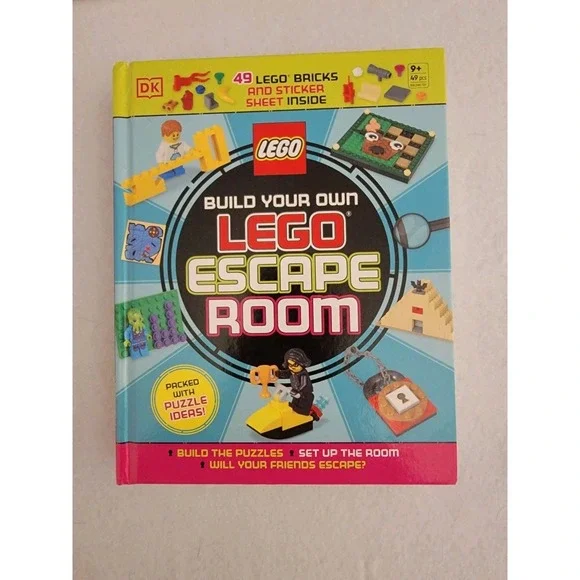 Build Your Own LEGO Escape Room by Simon Hugo and Barney‎ Main (2022, Hardcover)
