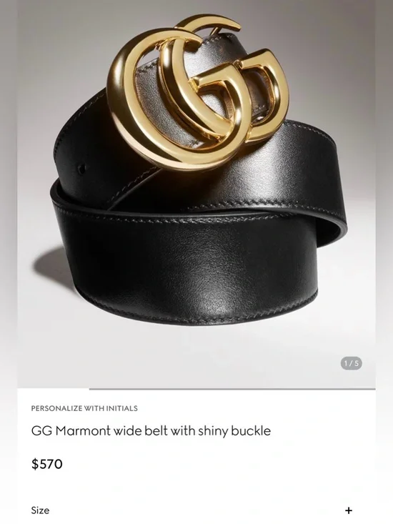 Gucci GG Marmont wide belt