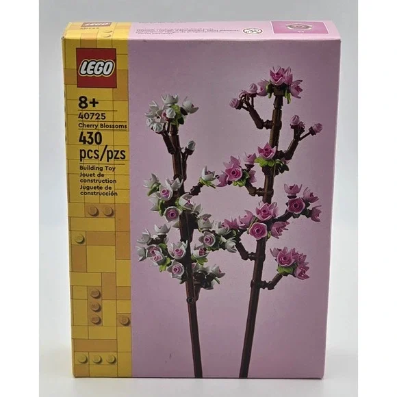 Lego 40725 Cherry Blossoms Botanical Collection Flower Building Set‎ New Sealed