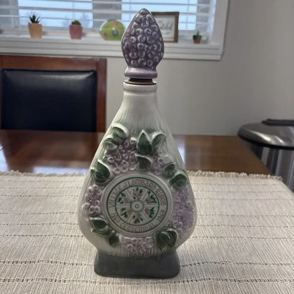 Jim Beam 1969 Lombard  Lilac Festival Decanter‎ Empty