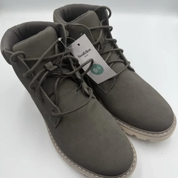 Goodfellow & Co Maynard Chukka Boots Men's 9.5 Charcoal Gray NWT