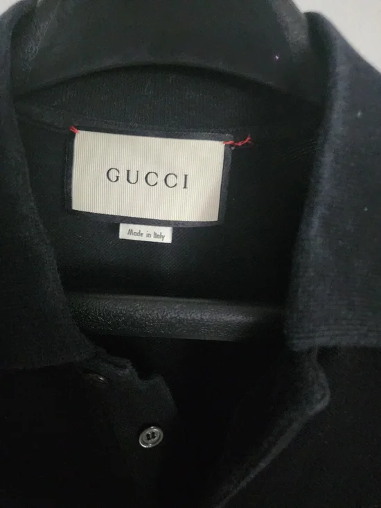 Gucci Black Polo Shirt