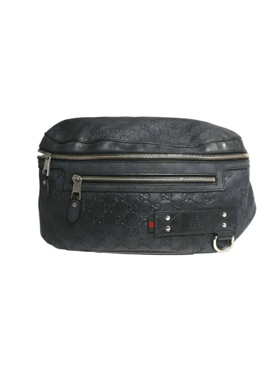 Gucci Guccissima Leather Waist