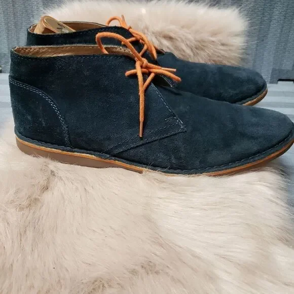 Clarks Blue Suede chucka Men's Shoe