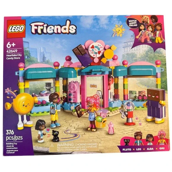 LEGO Friends Heartlake City Candy Store‎ Building Toy 42649 376 Pieces Ages 6+