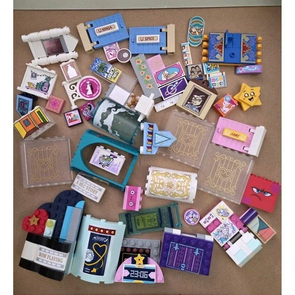 Lego Friends Decorative Printed Sticker‎ Parts Specialty Pieces Lot