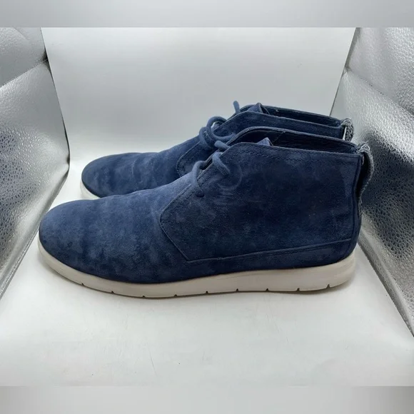 UGG Freamon Chukka blue suede high boots size mens 10.5 EEE