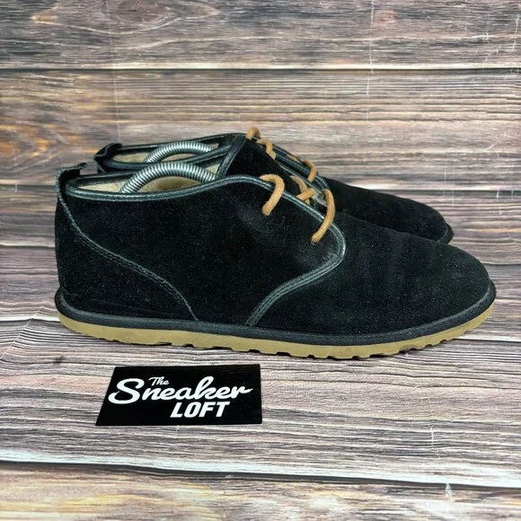 Ugg Maksim Chukka Boots Men's Black Suede‎ Size 10