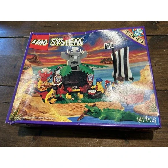 LEGO System 6262 Islanders King Kahuka's‎ Throne 141 Pieces New Open Box