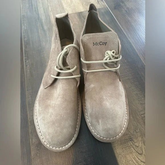 The Real McCoy Vellies‎ Chukka Boots Size 11 Beige