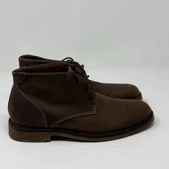 Johnston Murphy Copeland Chukka Boots Mens 9 M Brown Sheepskin Leather Classic