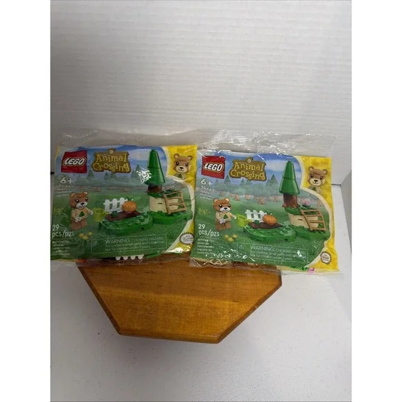 Lot Of 2 LEGO 30662 - Animal Crossing: Maple's Pumpkin Garden.‎ New In Poly.