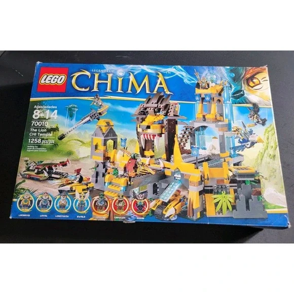 LEGO: Legends of Chima The Lion CHI Temple 70010 Empty Box And Manuals Only
