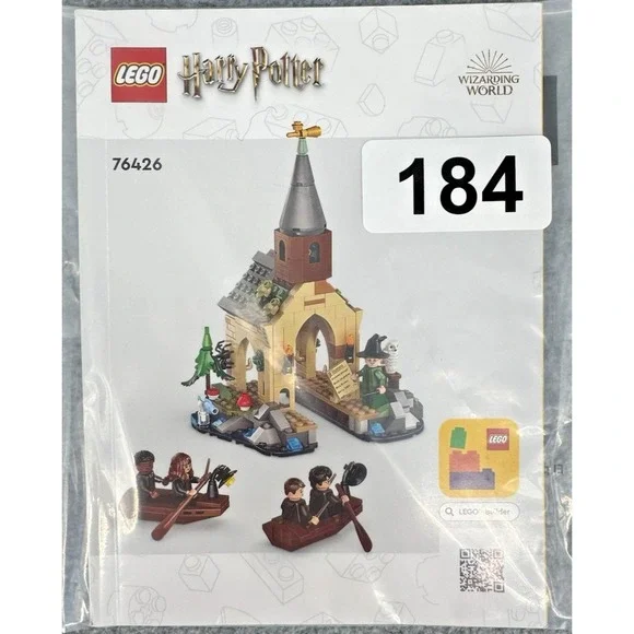 LEGO 76426 Harry Potter Hogwarts Boathouse Instruction Manual Only OEM Original