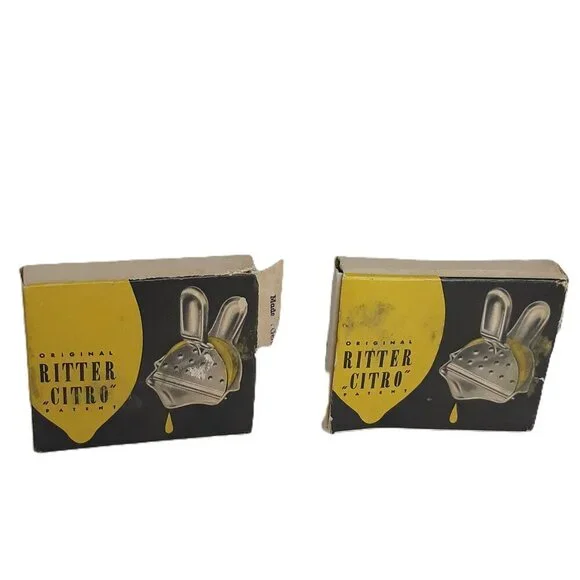 Ritter Citro Citrus Juicer Stainless Steel Cocktails Barware (2) German