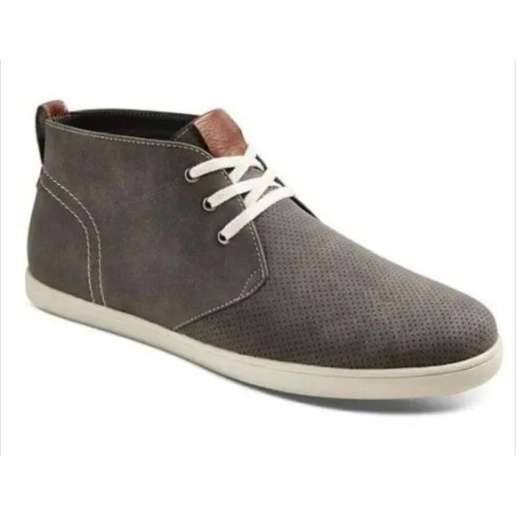 SOHO COBBLER Reece Grey Suede Chukka Boot Size 13