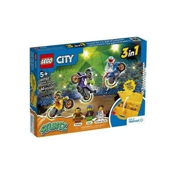 LEGO City Stuntz 3-in-1 Gift Set New in Sealed‎ Packaging!
