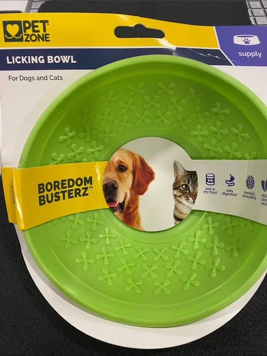 Pet Zone Boredom Busterz Licking Bowl - Green