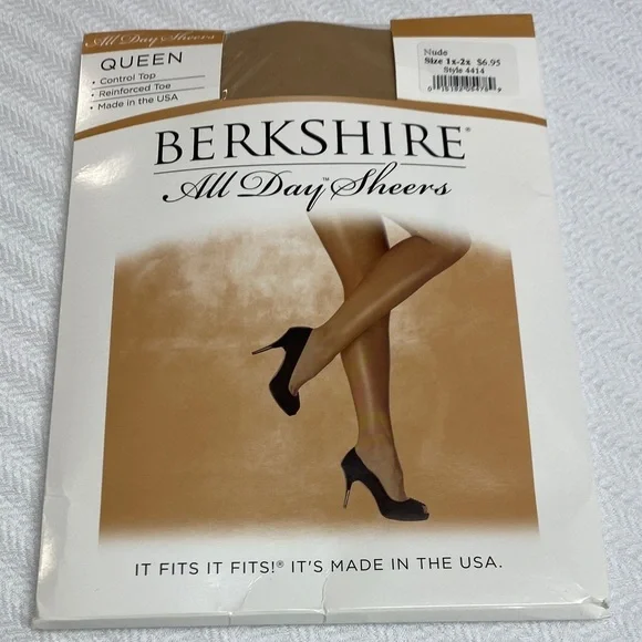 Berkshire All Day Sheers Control Top Pantyhose Nude 1X-2X