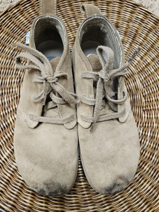 Lems Chukka Suede Boots Lion's Mane Brown Minimalist Barefoot Shoes Men's 8