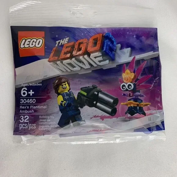 LEGO Movie 2 Rex's Plantimal Ambush Polybag 30460 New Sealed 32‎ Pieces