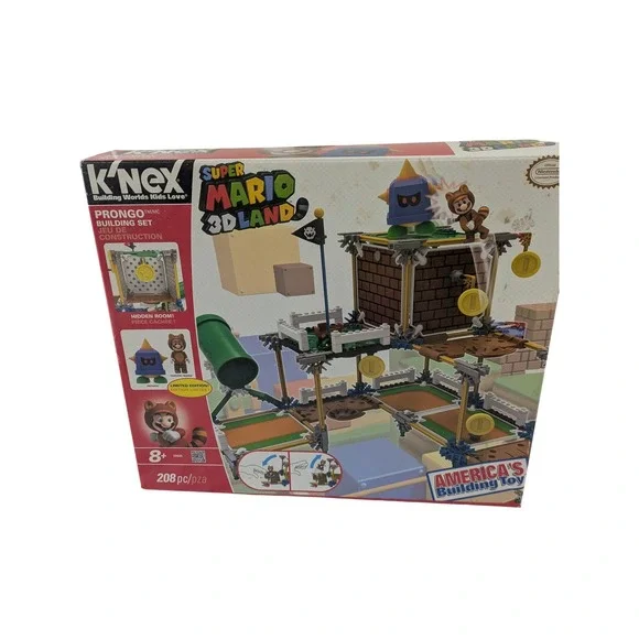Knex Super Mario 3D Land Prongo Building‎ Set 208 Pcs Limited Edition