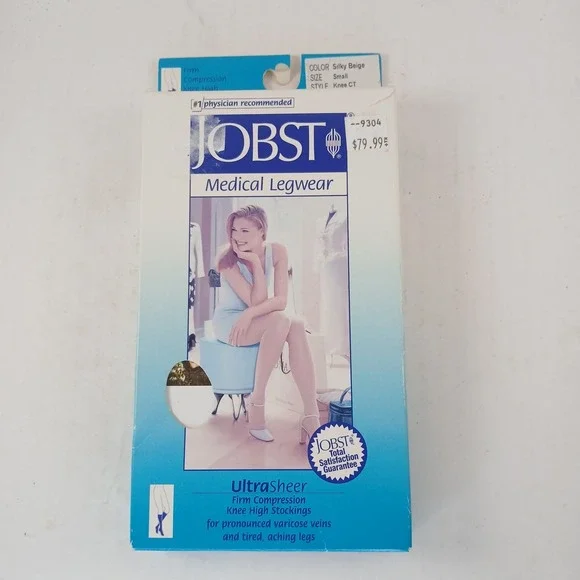 Jobst UltraSheer 20-30 mmHg CT Knee High Compression Stocking 121500 Silky Beige
