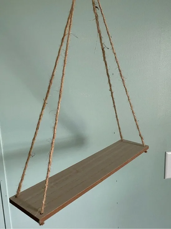 Wood Hanging Shelf