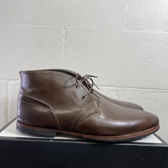 Timberland A1IRG Brown Leather Chukka Ankle Boots Lace Up Men's 12 US/11.5 UK