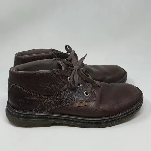 Dr Martens Brighton Chukka Boots Mens 10 Brown Leather Ankle Preppy Gorpcore Doc