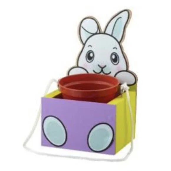 Home Depot Kids Workshop Bunny Hanging Planter DIY Project Build Kit New Sealed