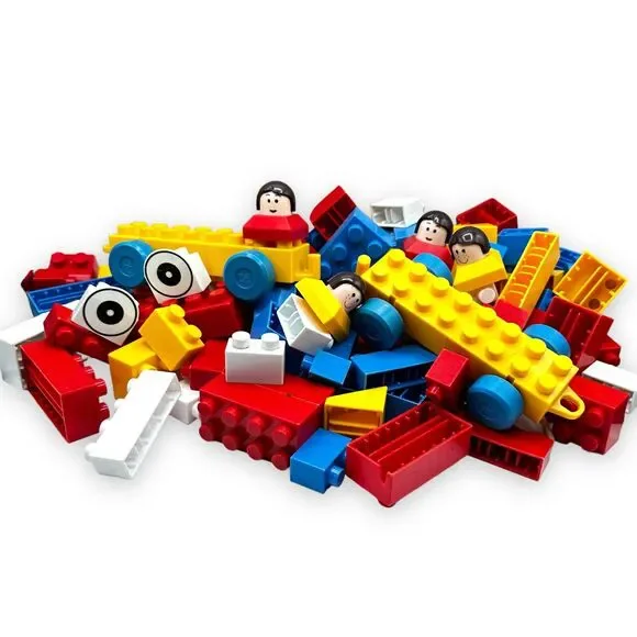 Old vintage Kawada Dia Building Blocks Japan 60s 70s Lego Duplo Compatible Retro